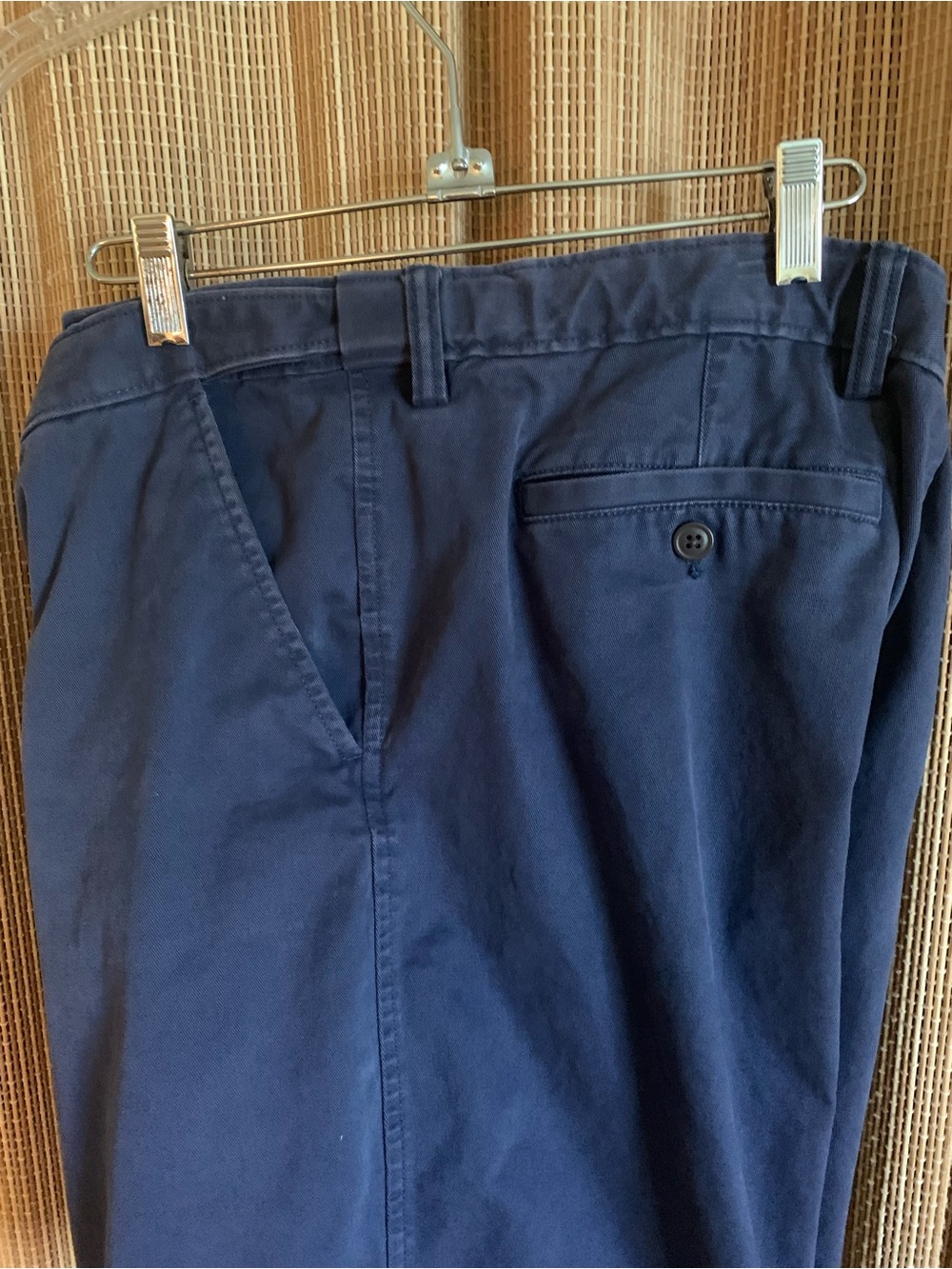 2 Pair Mens Lands' End Chino Shorts
Khaki and Blue